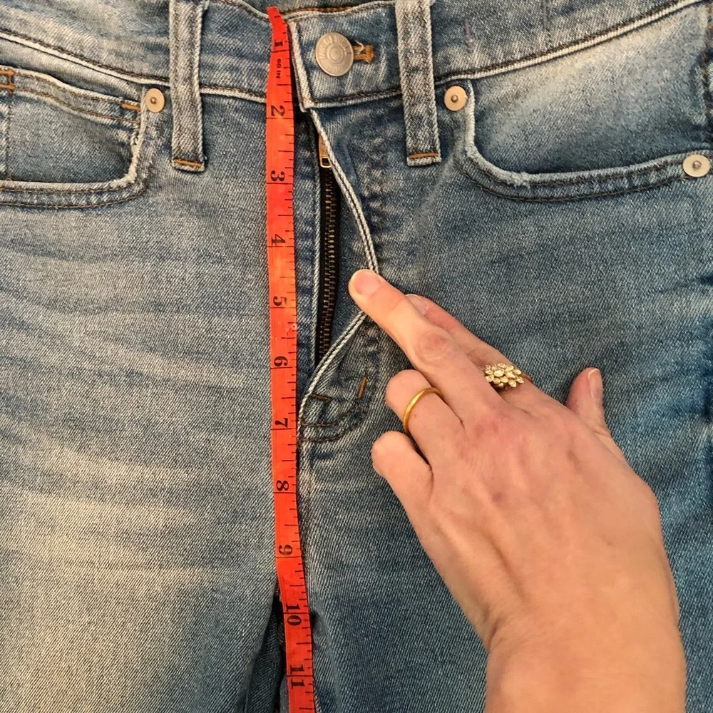 Madewell 10 inch high rise skinny jeans size 24 - Picture 4 of 6